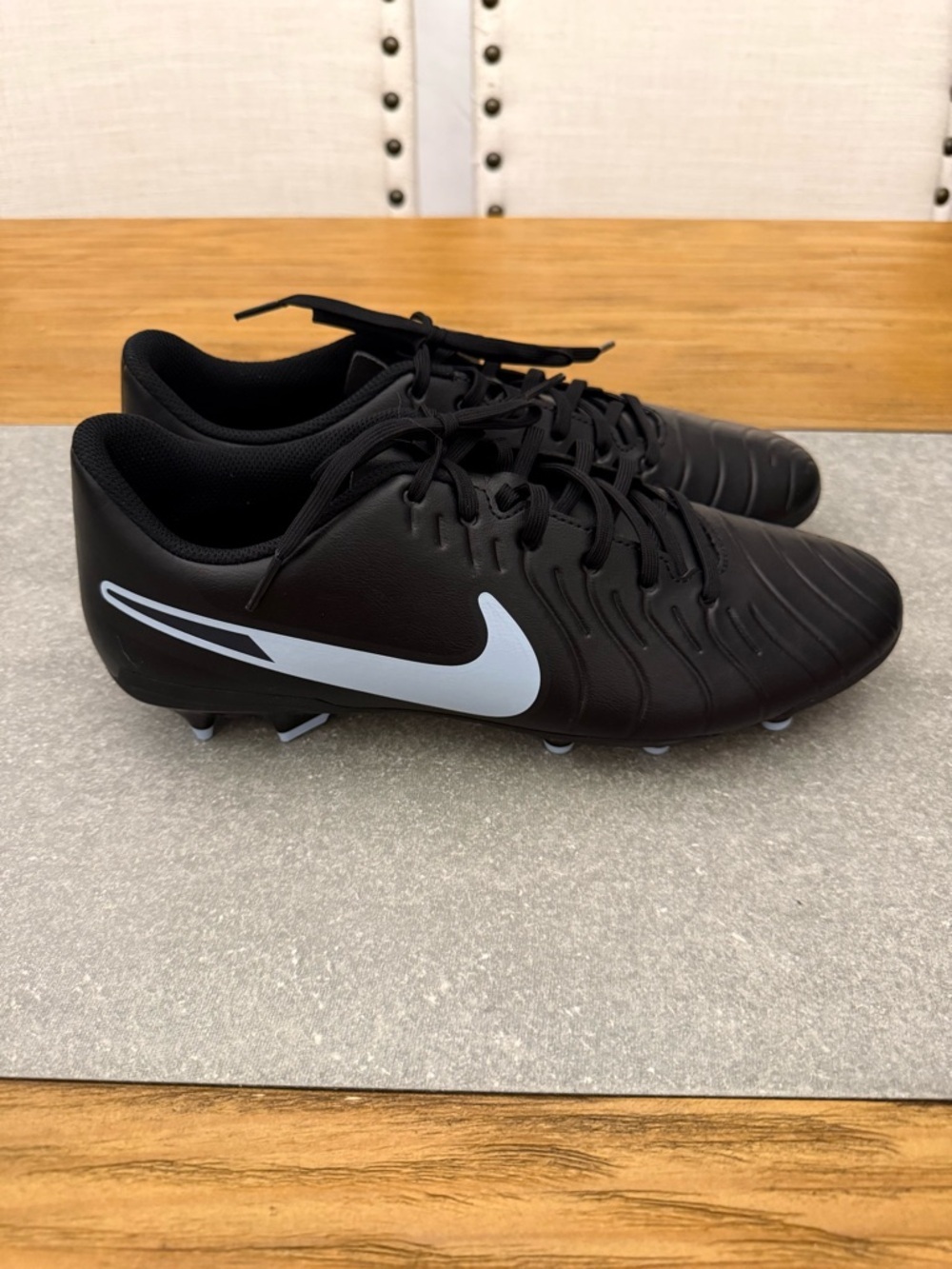 Nike Tiempo Legend 10 Club FG/MG Soccer Cleats Black Men's 11.5 NWT - Picture 4 of 11